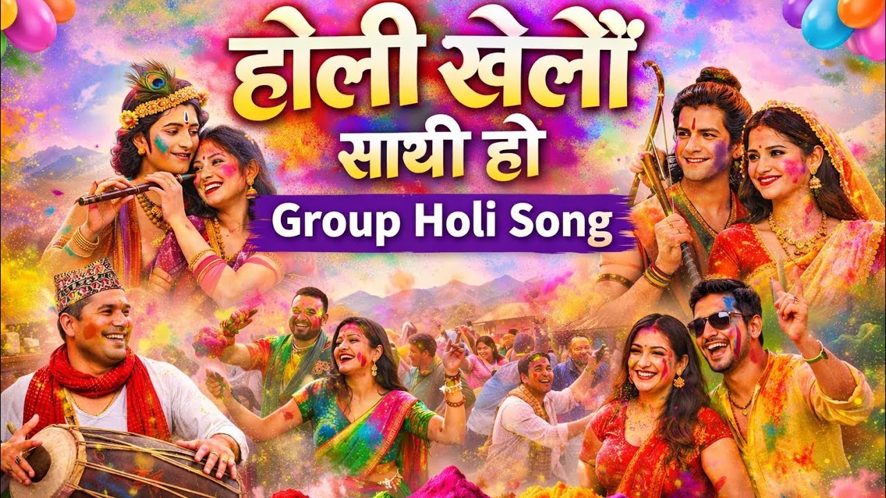होली खेलौँ साथी | Nepali Holi Song 2026 | डोटेली रंग र रमाइलो गीत | HOLI  SONG | Social Polit 