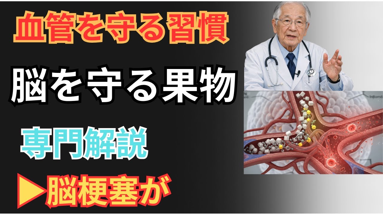 脳梗塞が気になる方へ｜医師が毎日食べているフルーツ3選【血管を守る食習慣】