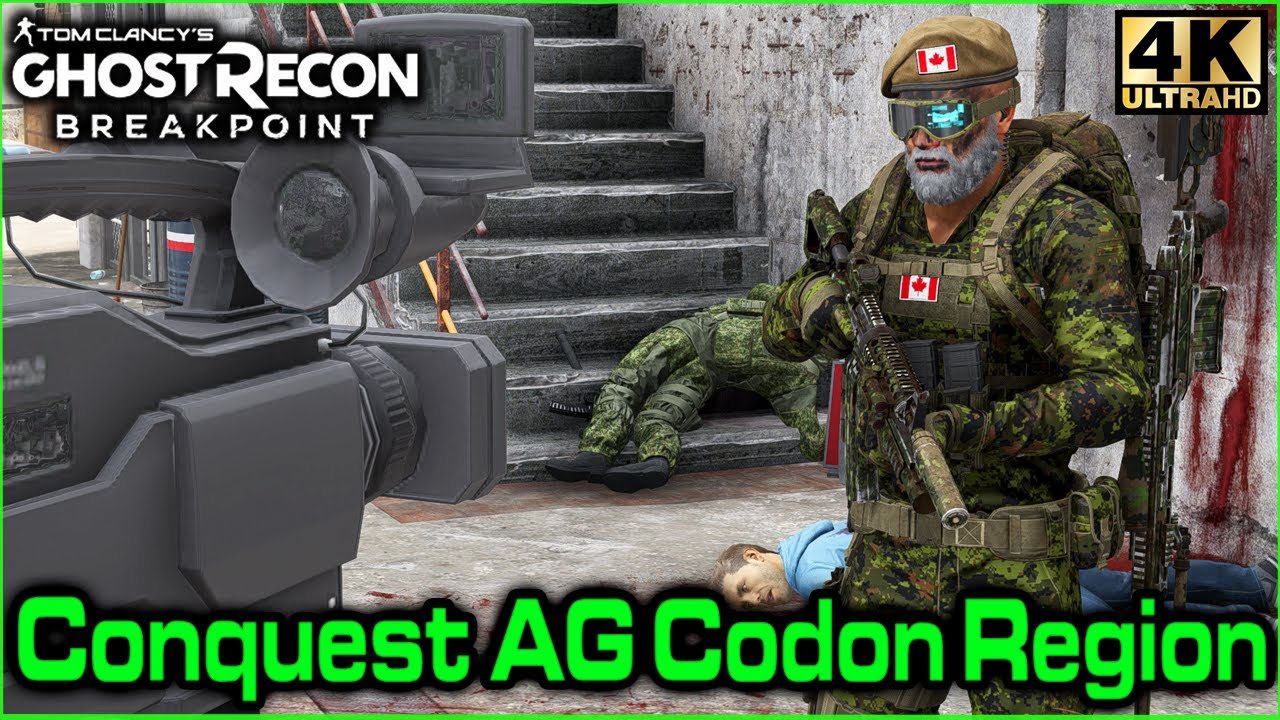 Ghost Recon Breakpoint Clearing AG Codon Region! Operation Motherland Conquest 4K No Commentary