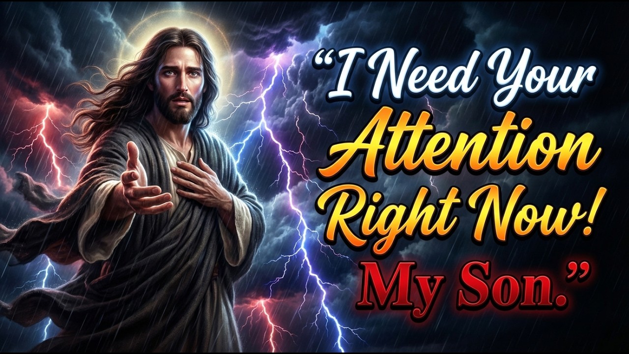God Says: I Need Your Attention Right Now! God Message Today | God Message Now For You Today