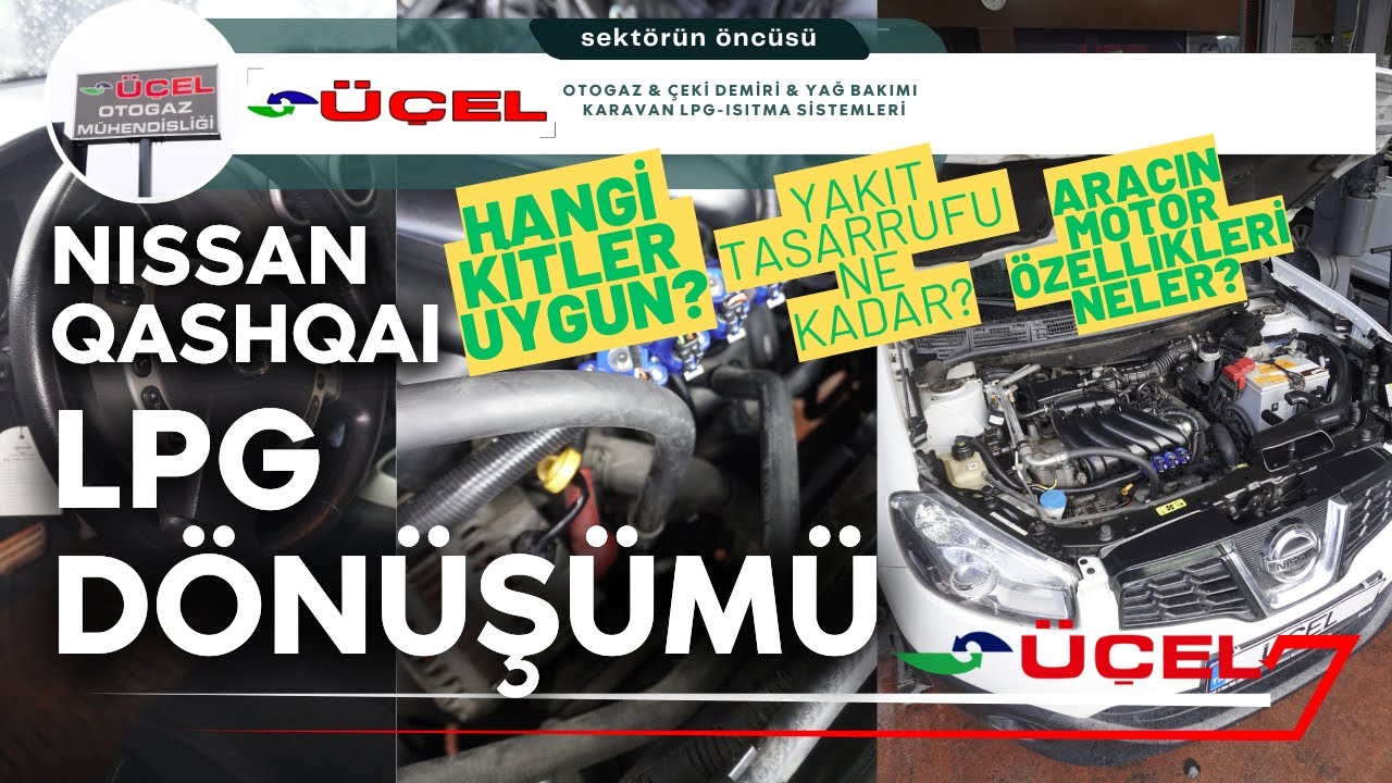 Nissan Qashqai Lpg D&ouml;n&uuml;ş&uuml;m&uuml; | &Uuml;&ccedil;el Otogaz &Ccedil;eki Demiri Yağ bakımı