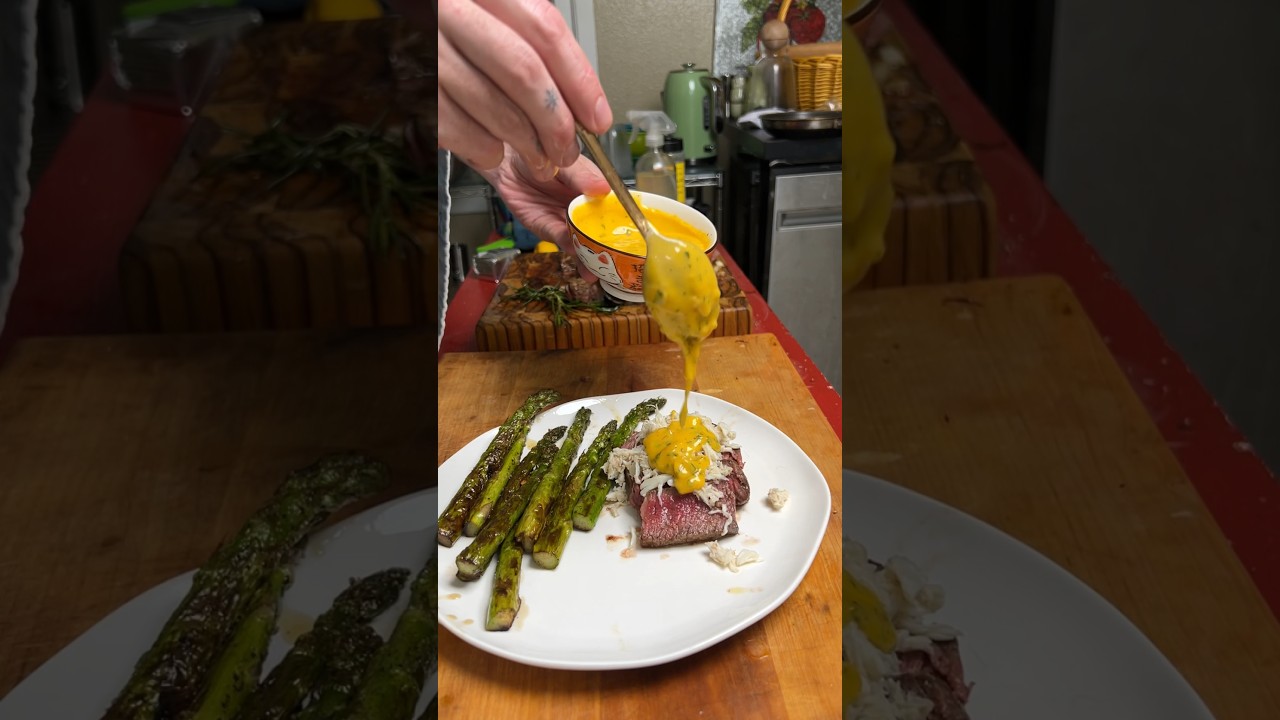 Budget friendly filet Oscar #shorts