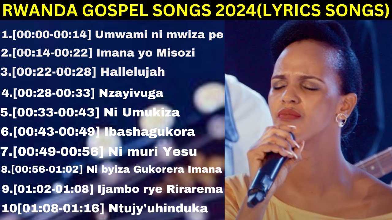 Rwanda gospel songs 2024(lyrics)|Nonstop Rwanda worship songs with Lyrics