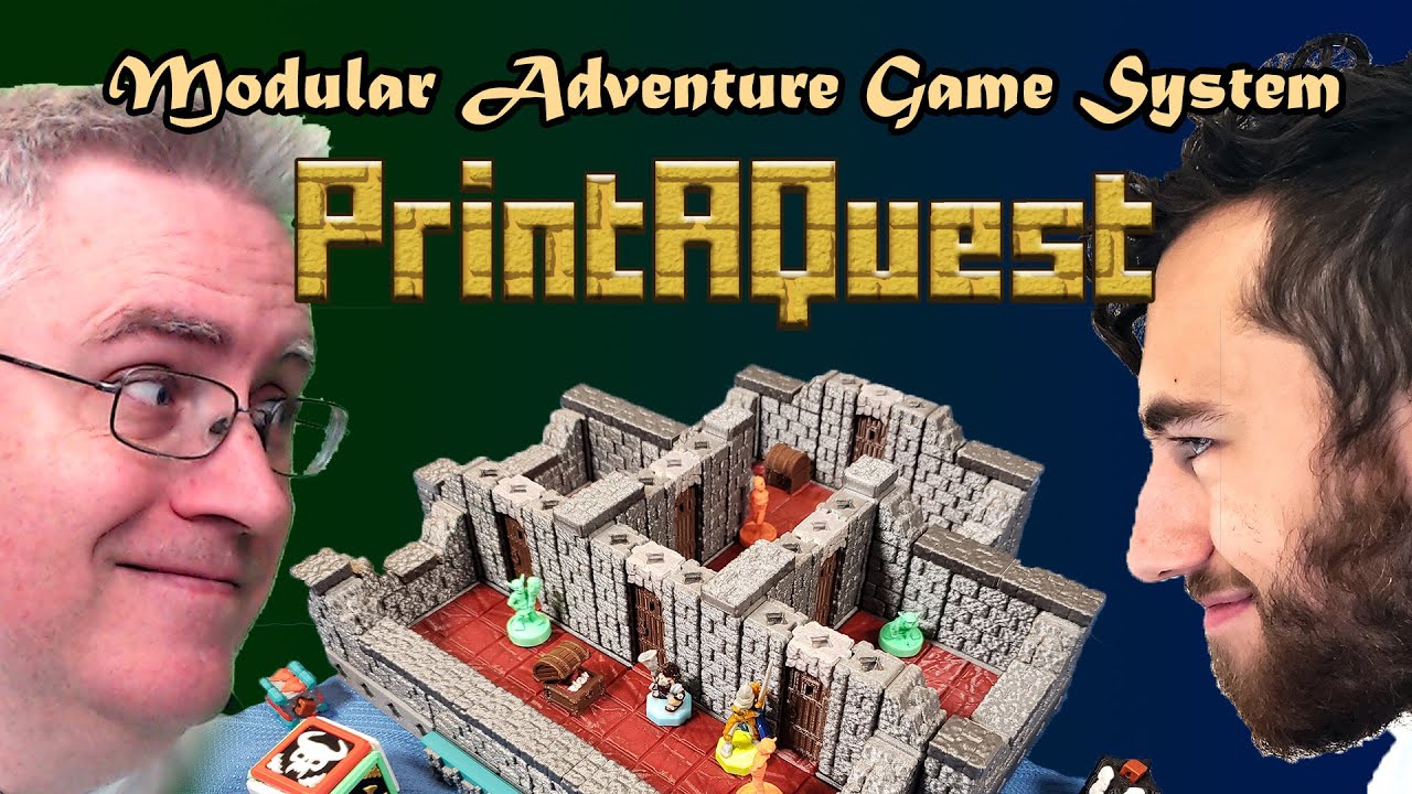 Diorama's of Adventure! PrintAQuest, Modular Adventure Game System.