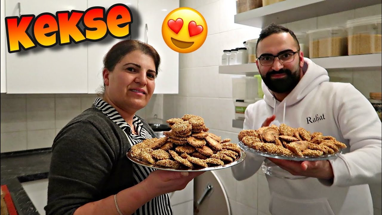 WIR BACKEN BARAZEK | ARABISCHE SESAM KEKSE 😍 | BASNASKÜCHE
