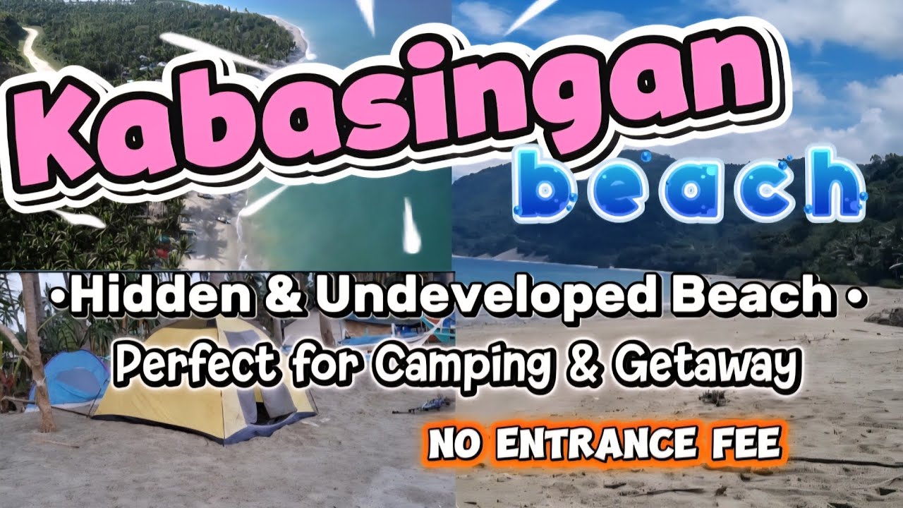 KABASINGAN BEACH | Hidden & Undeveloped Beach • Perfect for Camping & Getaway