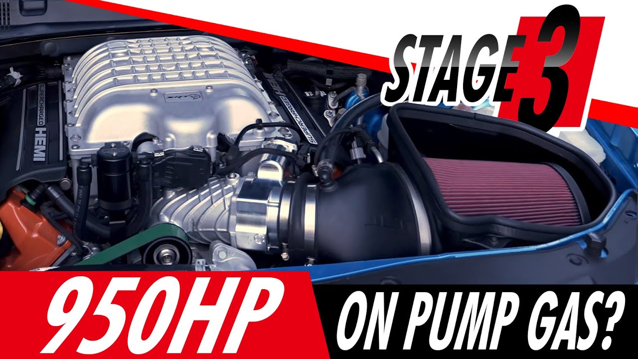 950hp Pump Gas Hellcat | Stage-3 Package Installed & Tuned
