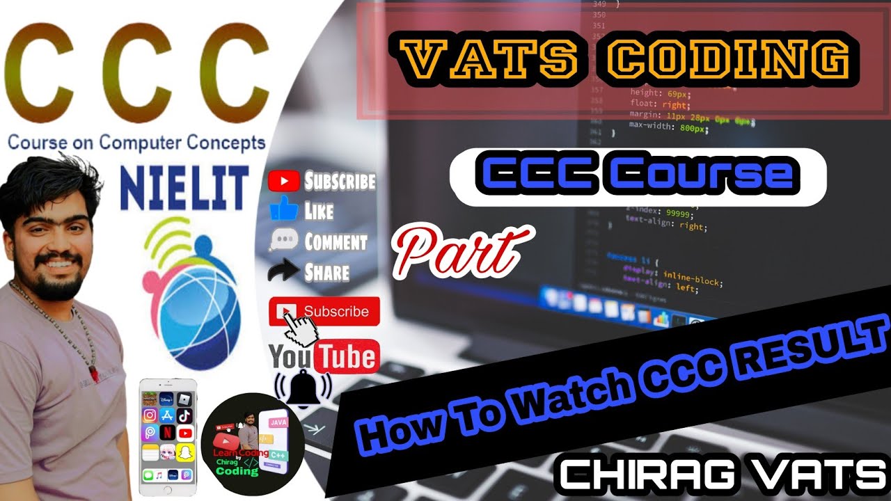 How to see CCC Result |CCC ResultKaiseDekhe|Jan 2023 |CCC result कैसे देखे| @vatscoding#vatscoding