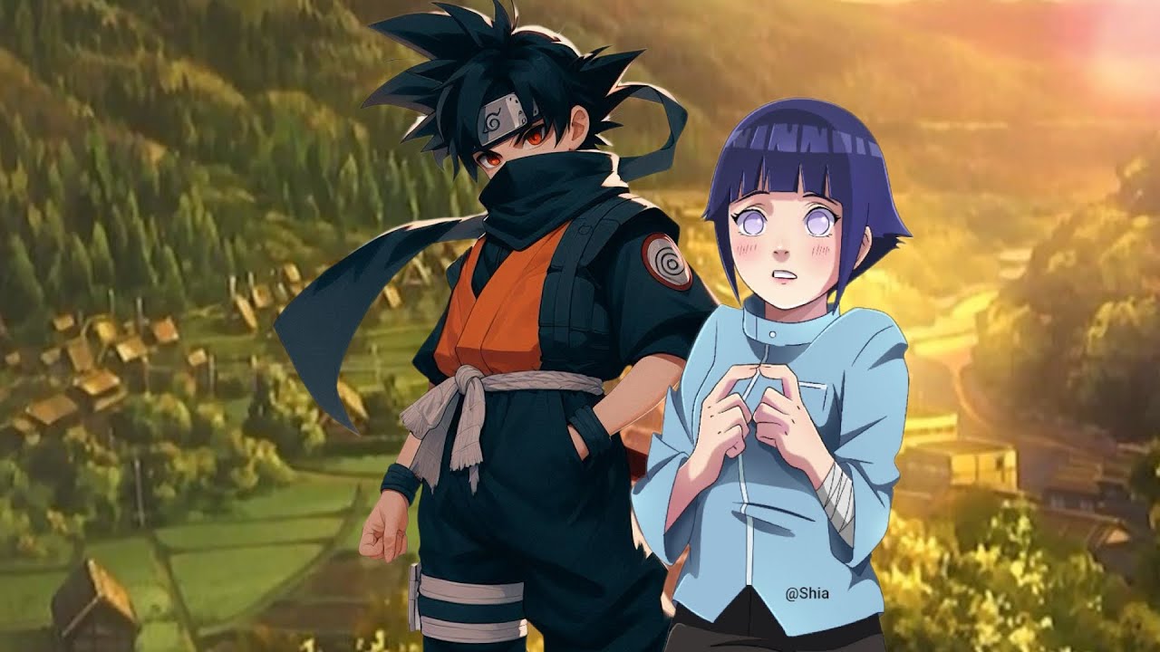 Qué hubieras pasado si Goku GT caía en Naruto y se enamoraba de Hinata en Goku x Hinata