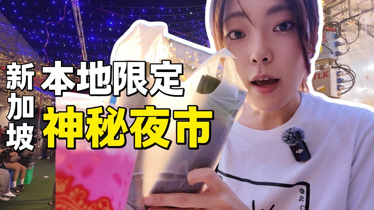 新加坡本地限定夜市Pasar Malam！一站式吃喝玩乐