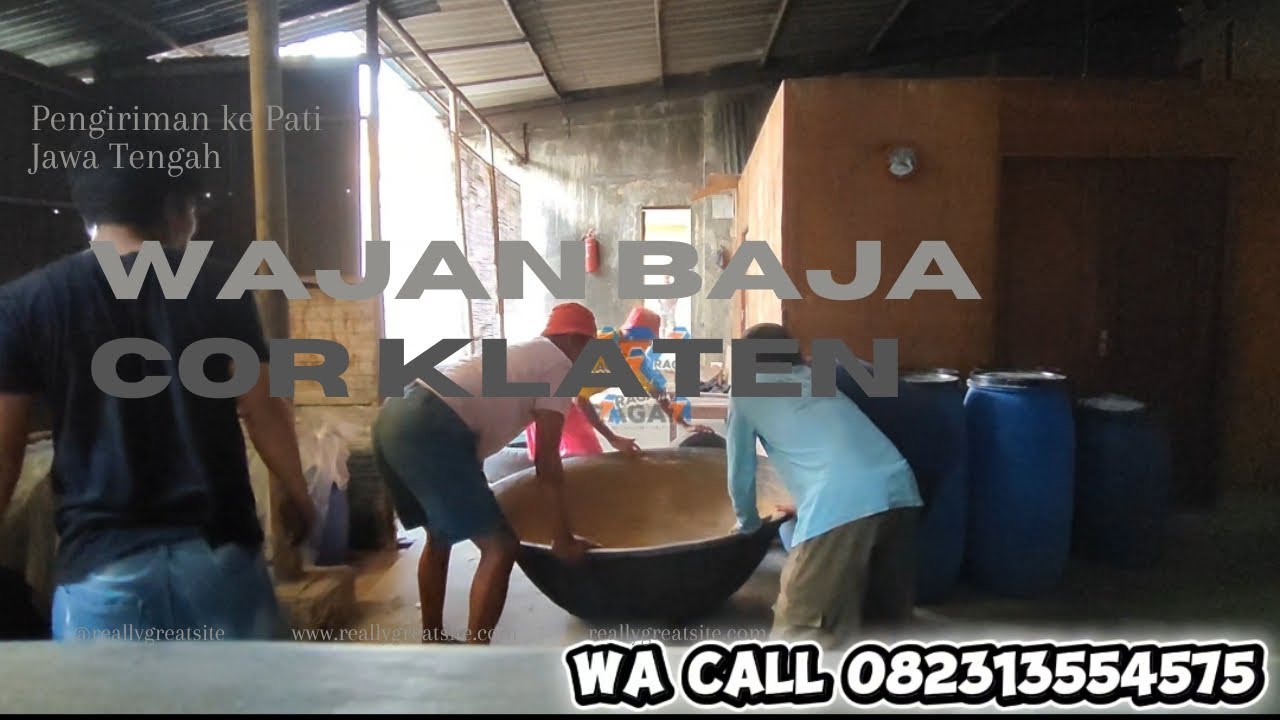 Wajan Baja Cor Klaten || WA Call 082313554575
