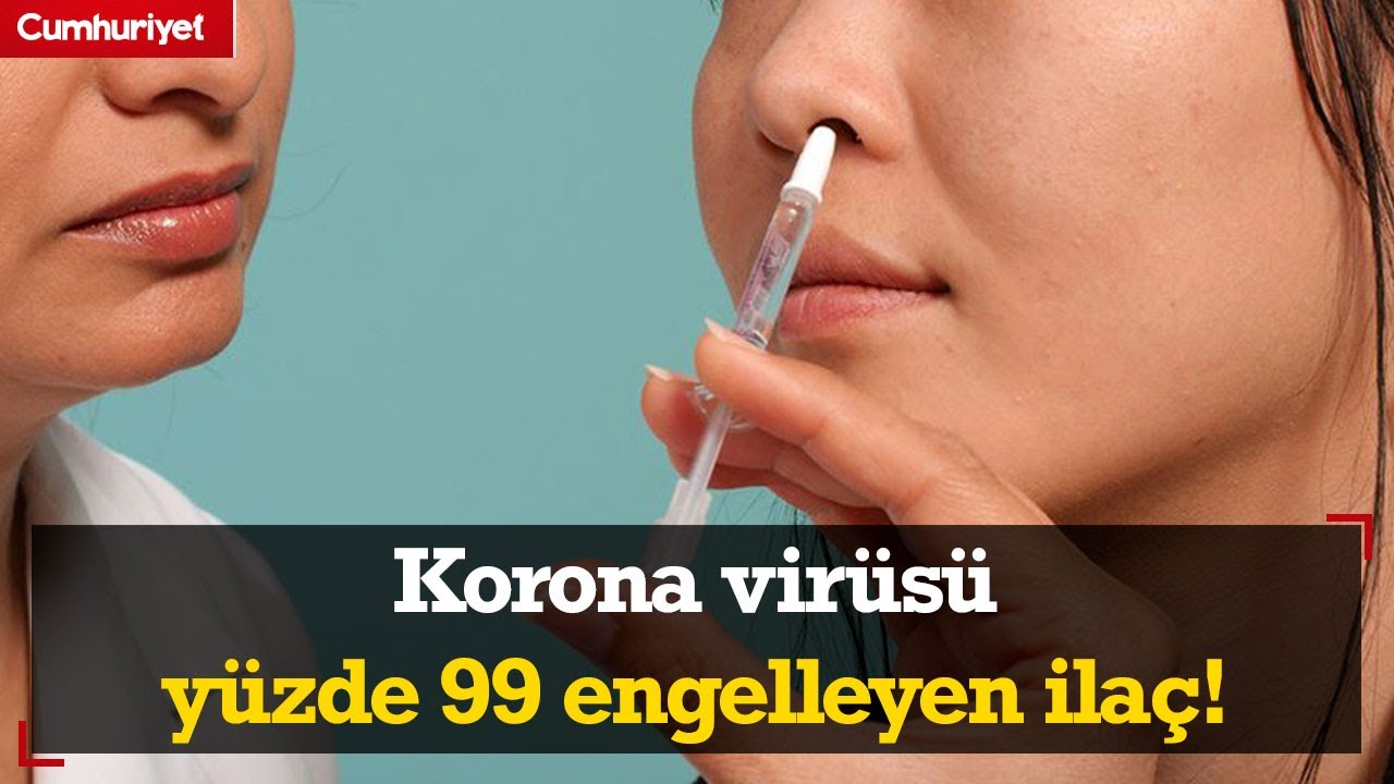 Korona virüsü yüzde 99 engelleyen burun spreyi!