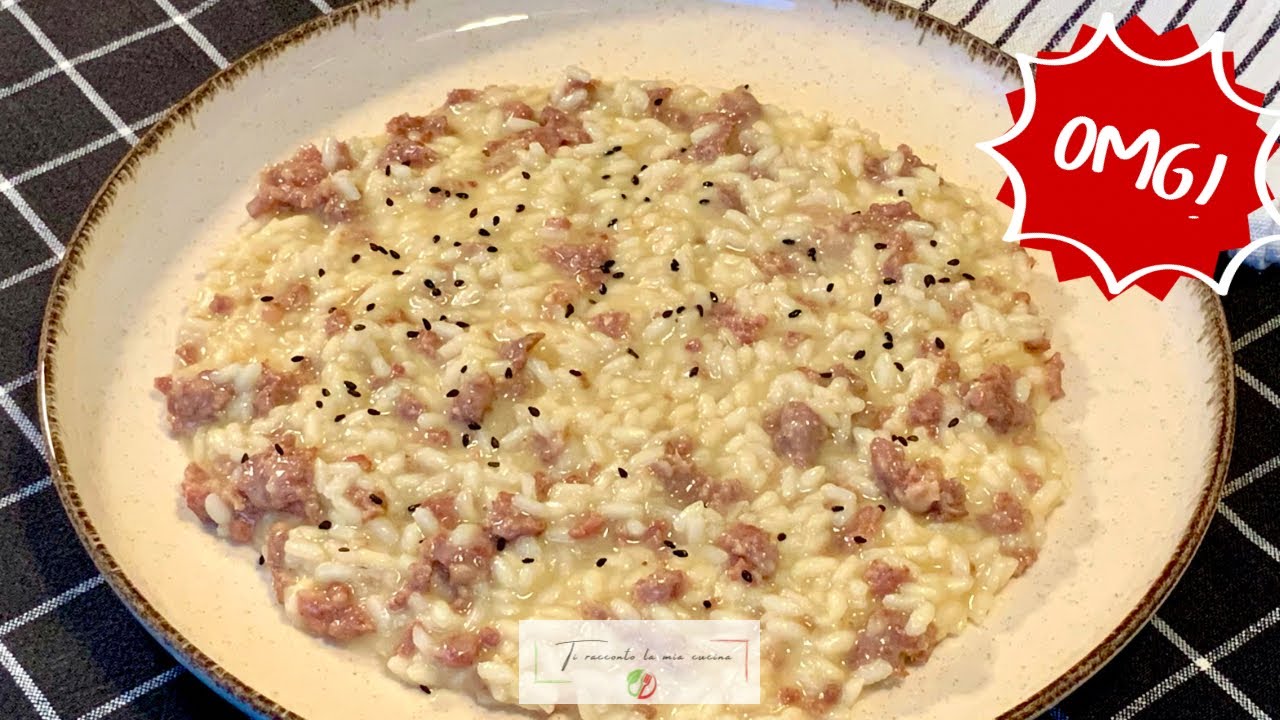 RISOTTO CON PASTA DI SALAME E SCAMORZA AFFUMICATA | Spiegato in pochi minuti! Una goduria...