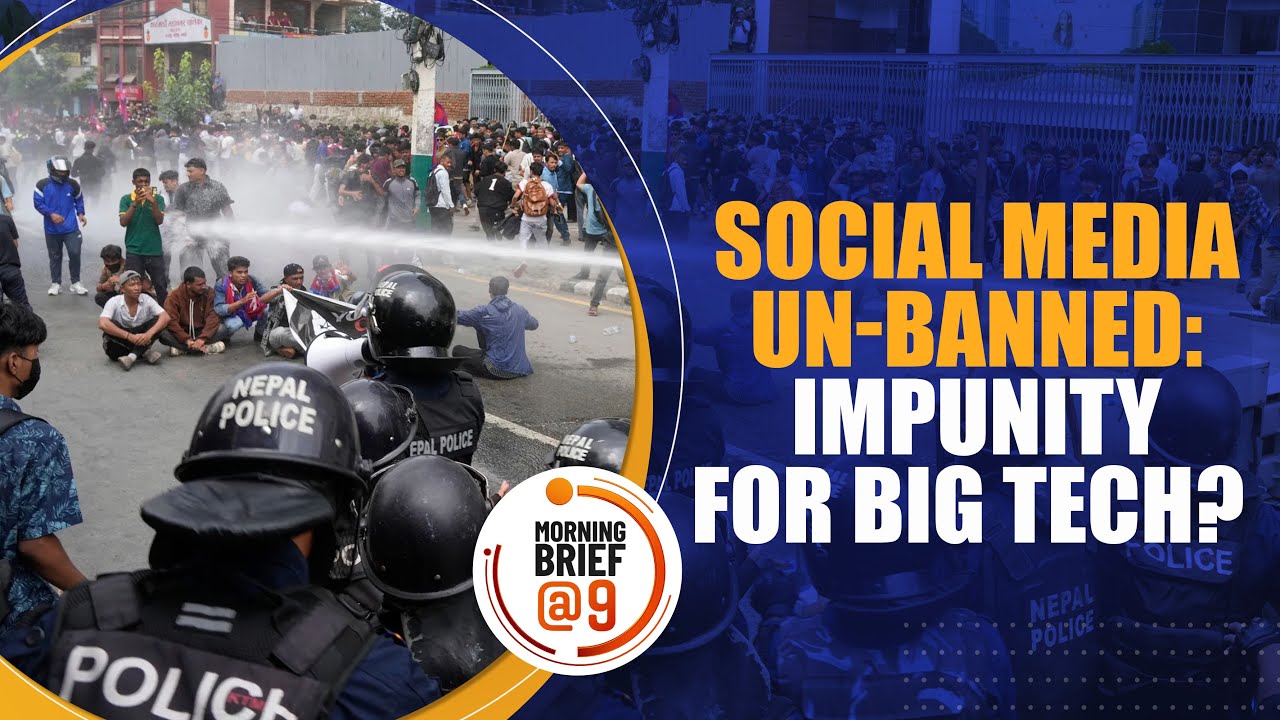 Nepal Gen Z Protests | Nepal Lifts Social Media Ban | Big Tech Questions On Regulation & Law of Land