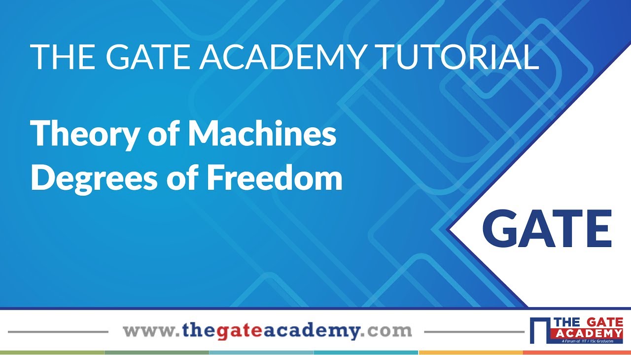 Degrees of Freedom | Theory of Machines | GATE Preparation | ME