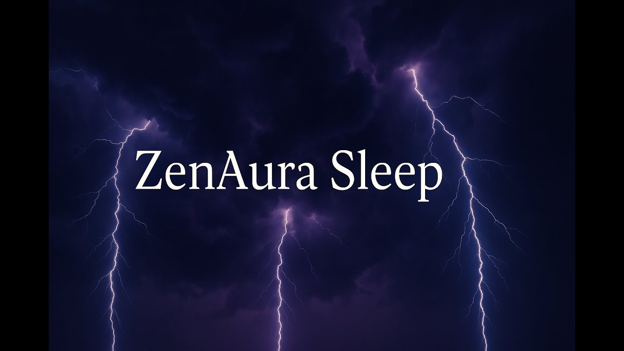 ZenAura Sleep – Thunderstorm Ambience ⚡🌧️ Derin Uyku • Meditasyon • Odak (2 Saat)