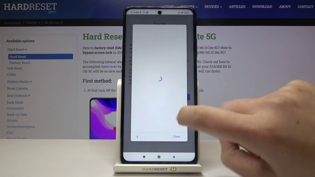 How to Enable Google Backup in XIAOMI Mi 10T Lite 5G &ndash; Create Google Backup Account