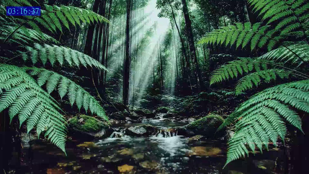 Deep Sleep Rain Ambience with Calm Thunder Flow