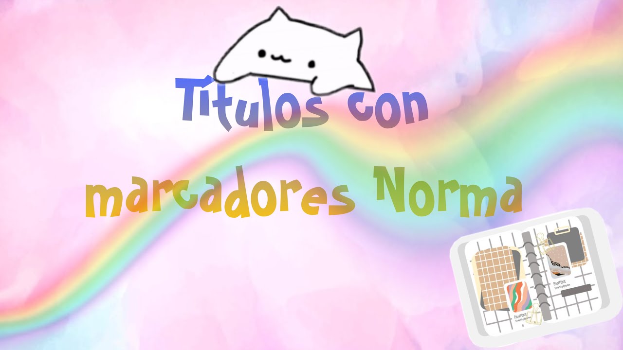 T&iacute;tulos con marcadores Norma