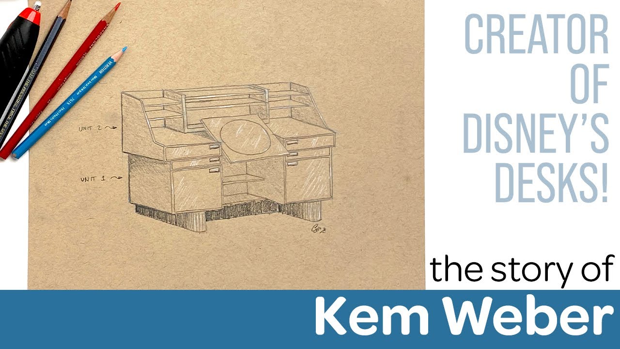The Story of Kem Weber - Creator of Disney Animation Desks!