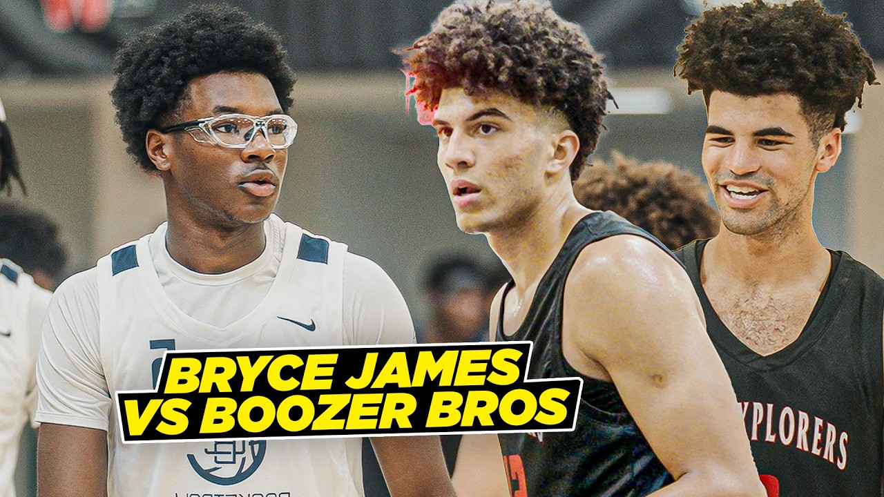 Bryce James BATTLES The Boozer Brothers! Sons of LeBron James & Carlos Boozer Face OFF!