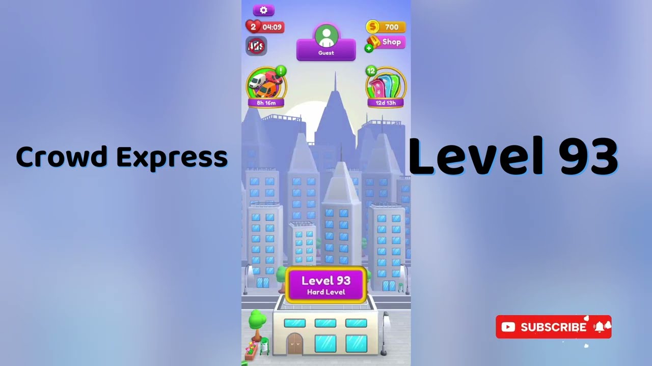 Crowd Express Level 93 Walkthrough 🚦 | Step-by-Step Solution | Go Answer