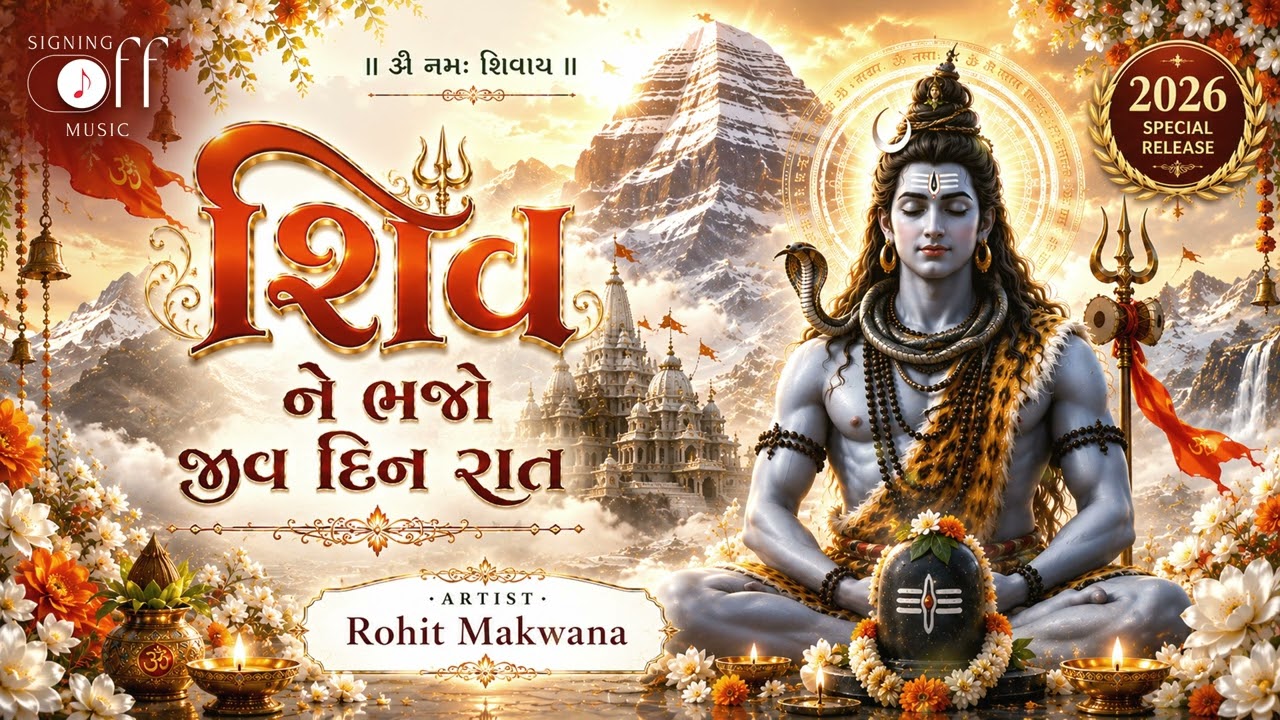 શિવ ને ભજો જીવ દિન રાત | Shravan Special 2026  Mahadev Bhajan | Rohit Makwana | Gujarati Shiv Bhajan