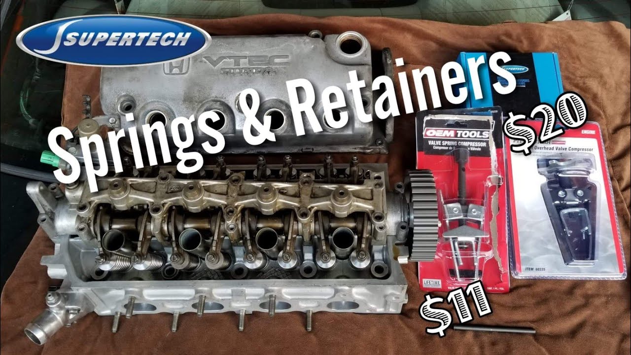 Harbor Freight VS. Autozone Valve Compressor Tool | Supertech Spring & Retainer Install D16