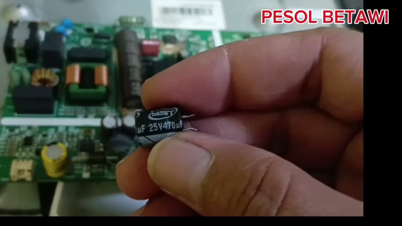 Smart LED TV  Cooca 32S3U Layar Gelap  Suara Ada..  Lampu Backlight  ok. Komponen ini penyebabnya!!!