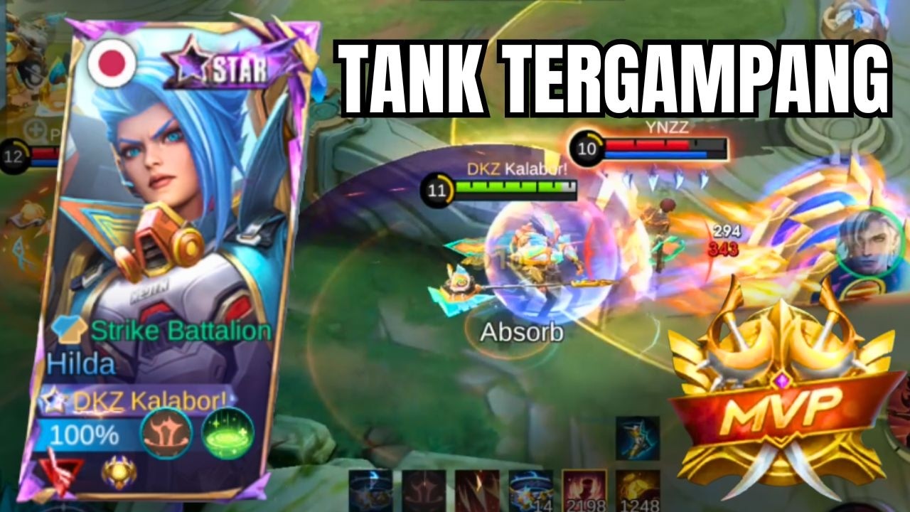 HILDA Tank Paling Gampang Buat Push Rank