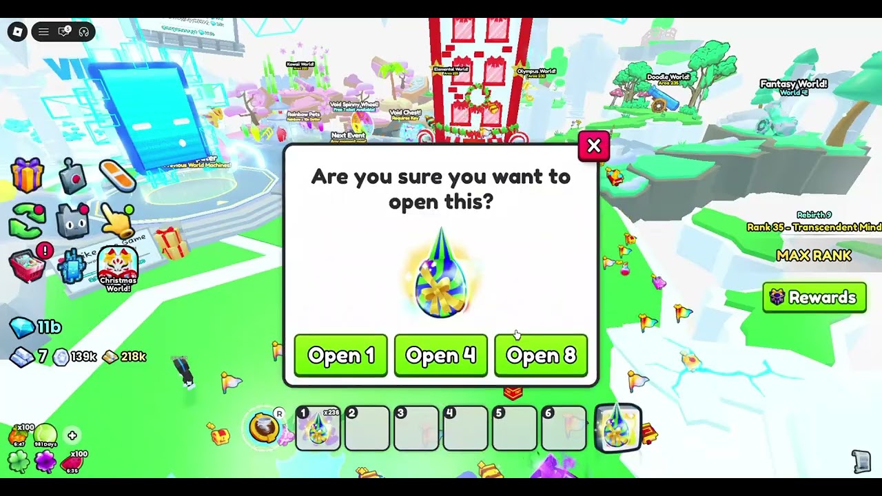 I opened (500) hype eggs 2 in (pet sim 99)
