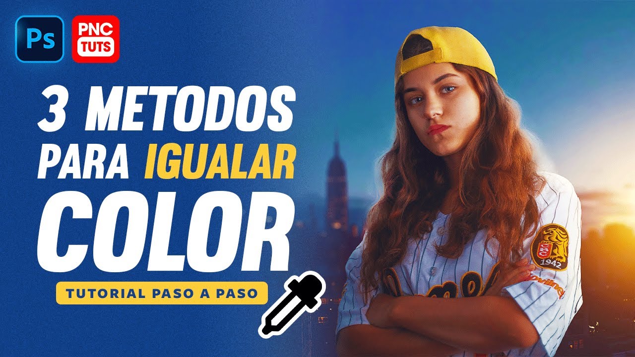 Iguala el Color de dos imágenes en Photoshop con estos (3 Métodos) IMPRESCINDIBLES @pnctutoriales 