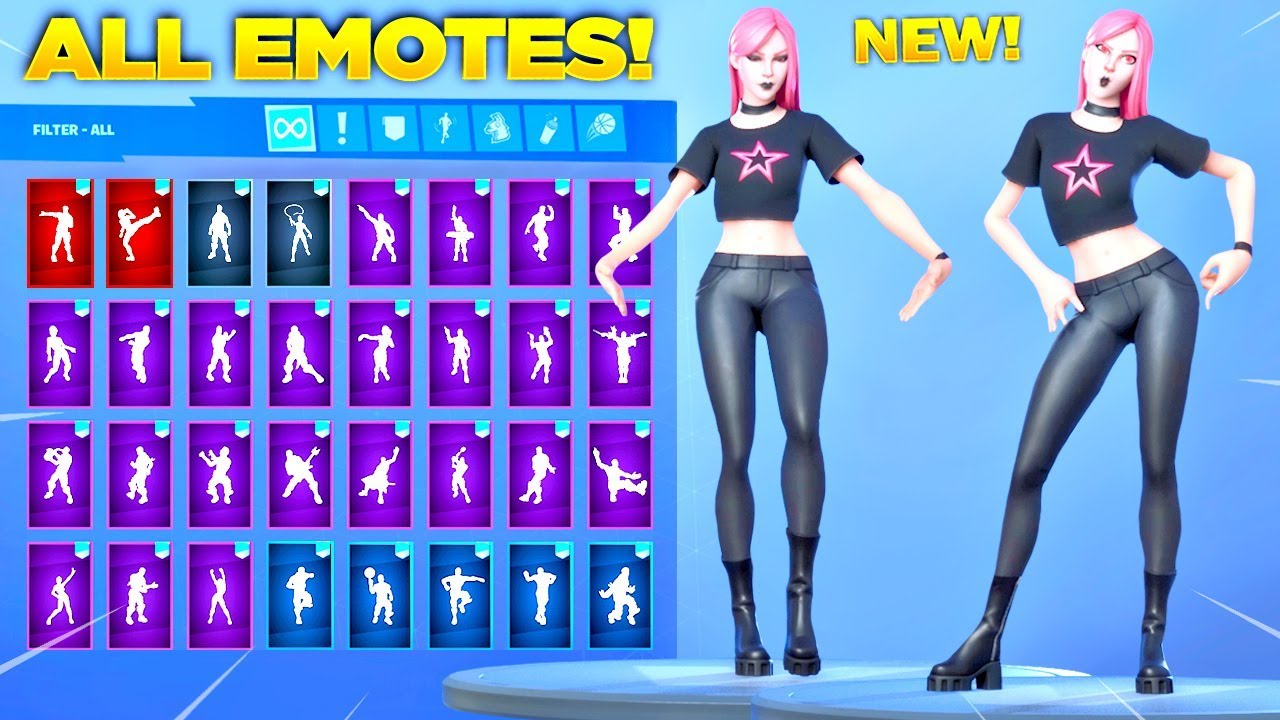 *NEW* HAZE SKIN Showcase with All Fortnite Dances & Emotes! (Fortnitemares Skin)
