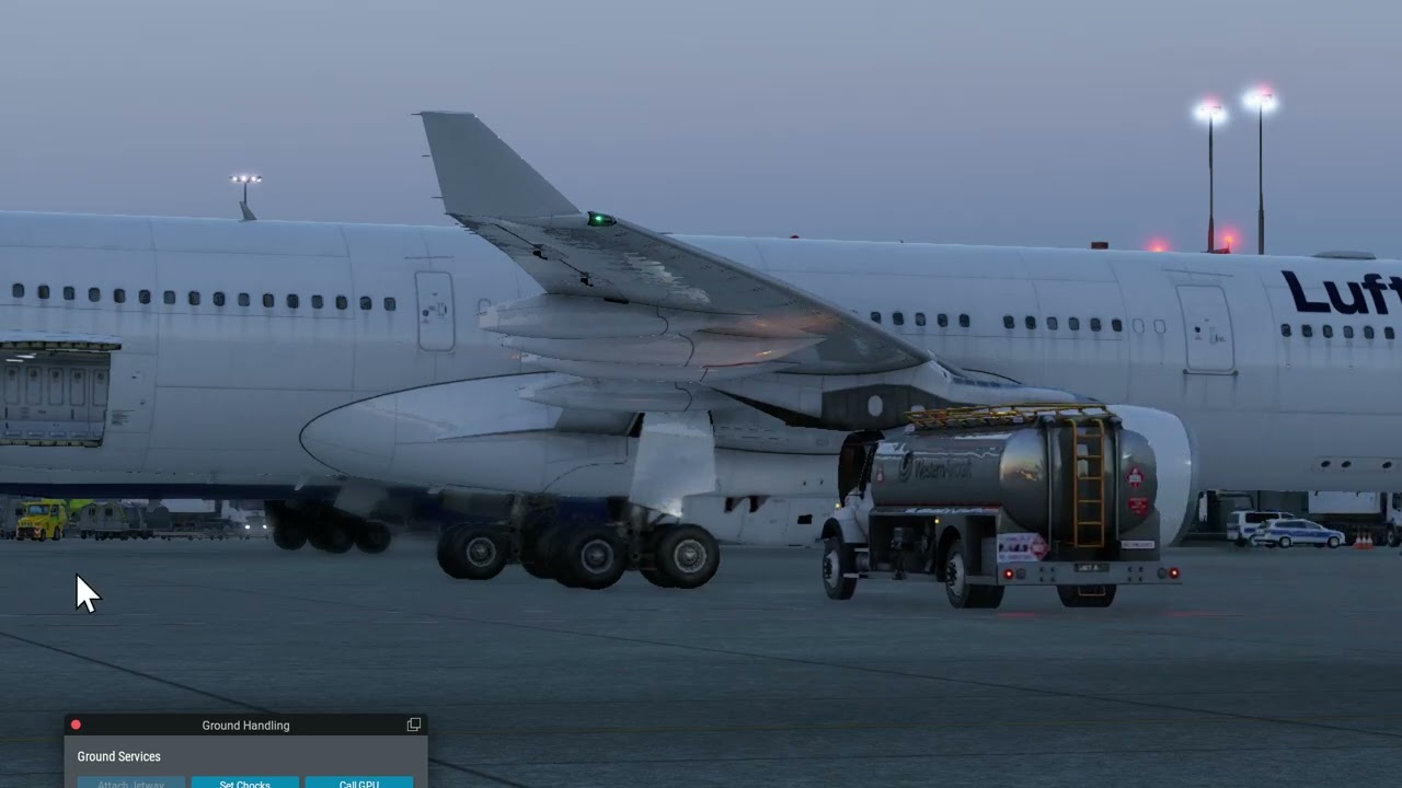 Pre Dawn Taxi at Stuttgart