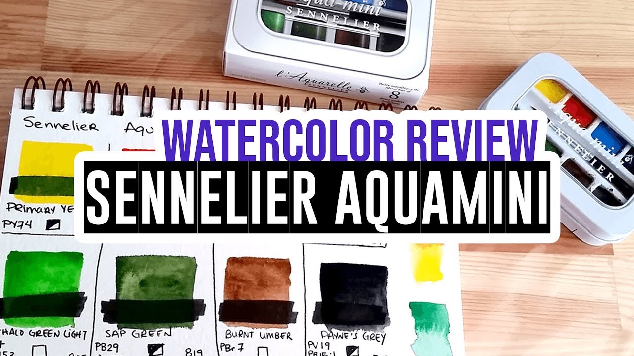 Sennelier Aquamini Watercolor Set Review