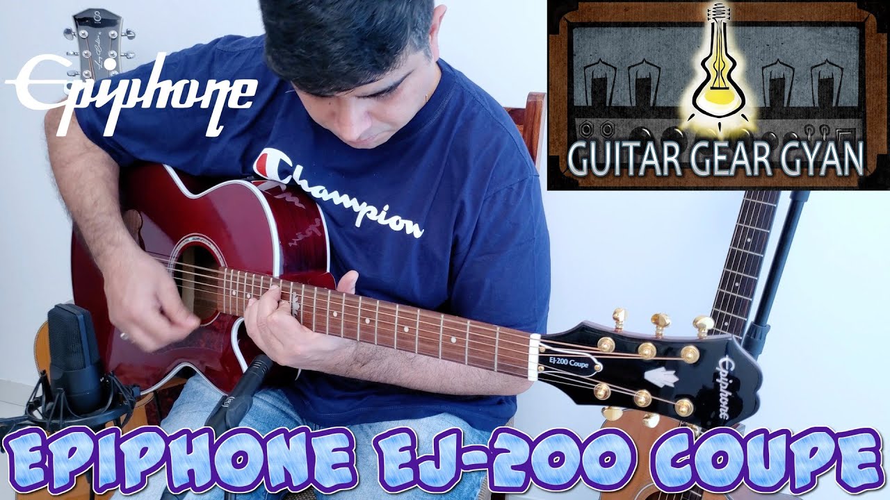 Epiphone EJ-200 Coupe Acoustic-Electric Guitar