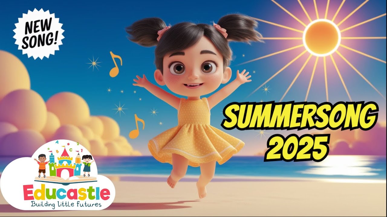 Summer Song for Kids | Summer Holiday Sunny Song Kids | Preschool & Kindergarten | Educastle