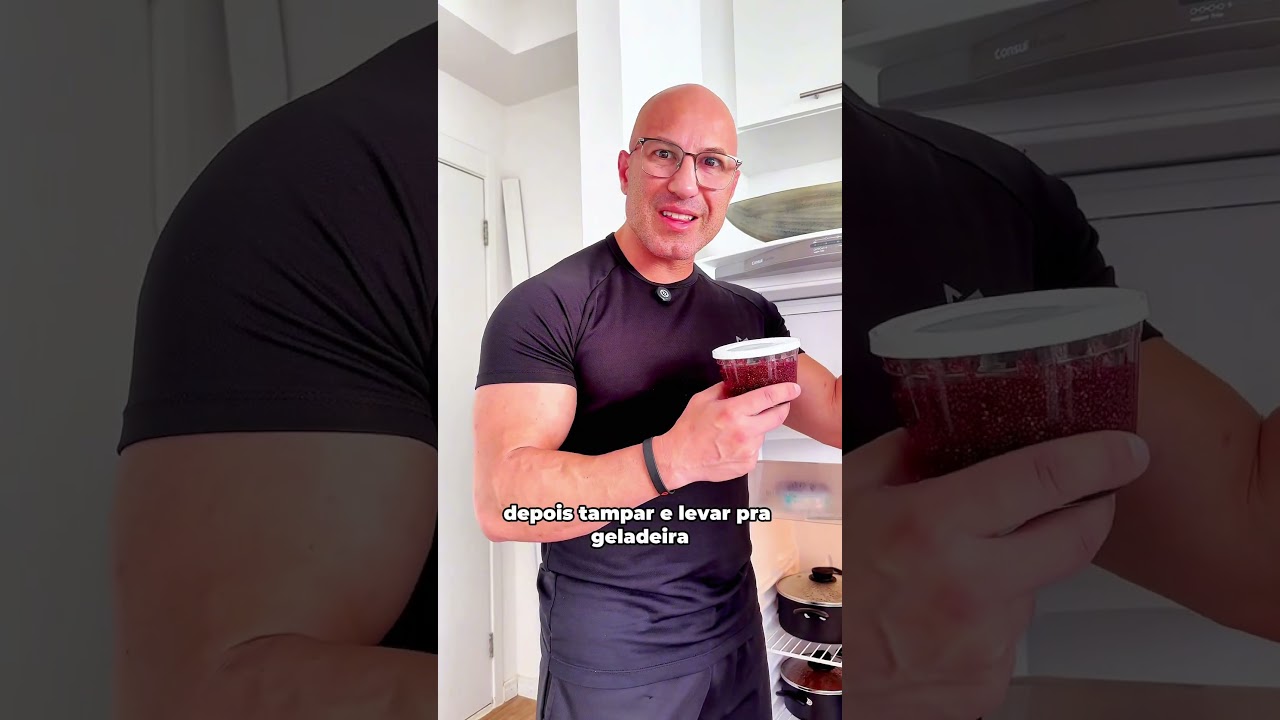 Geleia natural de chia com suco de uva integral sem a&ccedil;&uacute;car #muscula&ccedil;&atilde;o #academia #dieta