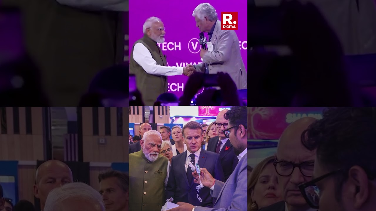 PM Modi Receives Grand Welcome as 'Longest Serving PM' at VivaTech 2026