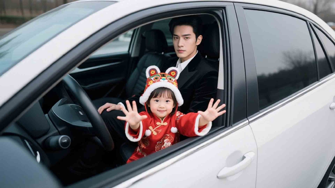 【Multi SUB】萌娃隨便攔了一輛車，並開口叫霸總爸爸，他看著迷你版的自己，意識到自己當了爸爸，把她帶回家！💗#愛情#萌寶#好劇推薦