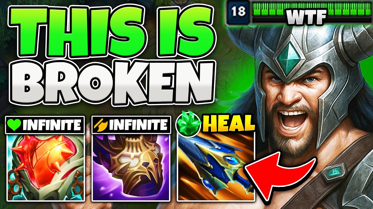 Tryndamere but I have UNLIMITED AD and health with this build... (FINAL BOSS TRYND)