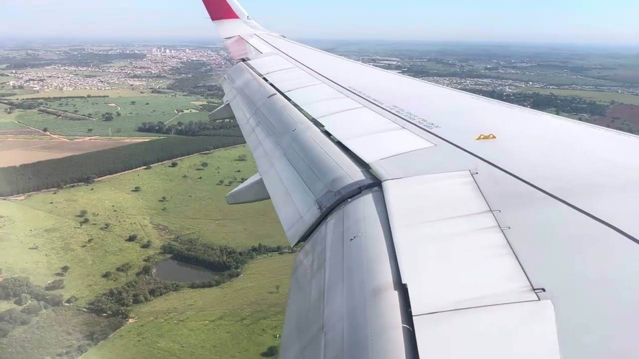 Aterrizando em São José do Rio Preto. LATAM Airbus.