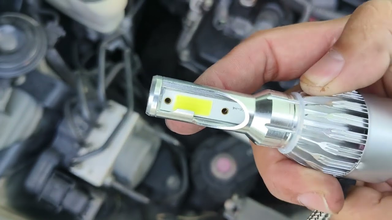 Cara memasang lampu LED H4 Tidak Bikin Silau dan terang.