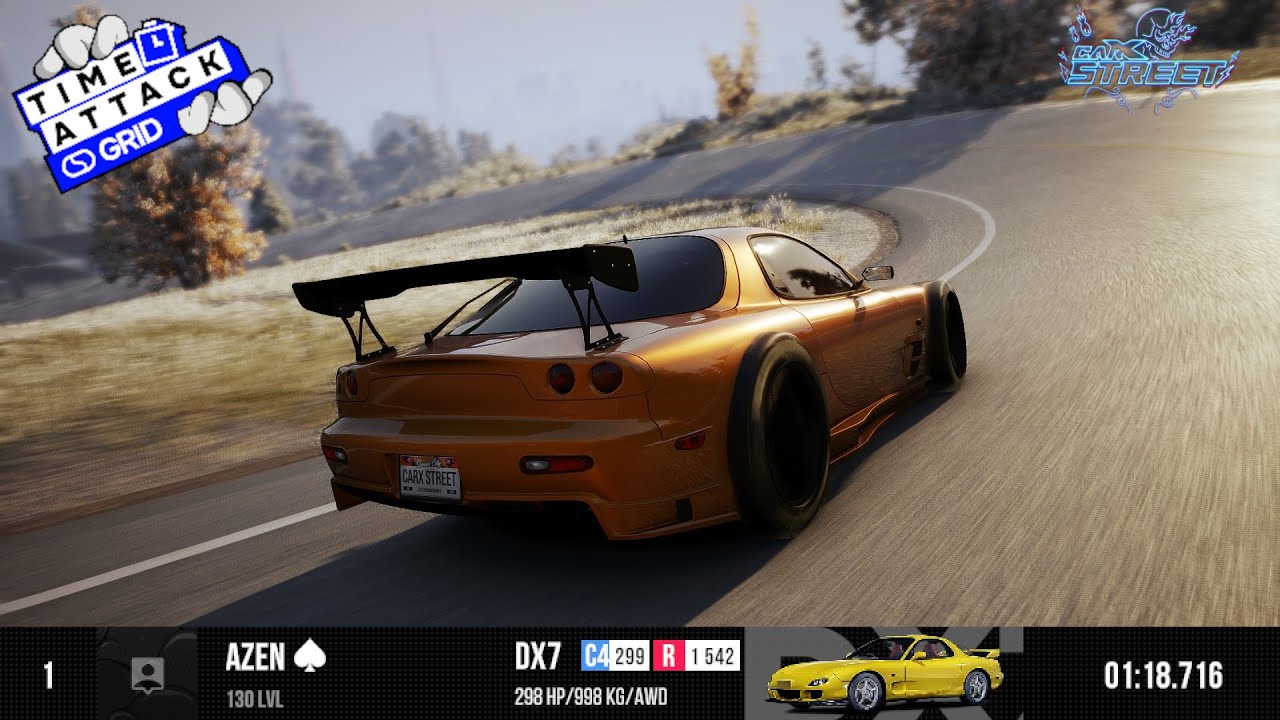 CarX Street | Time Attack C4 | Mazda RX-7 WORLD RECORD with TUNES