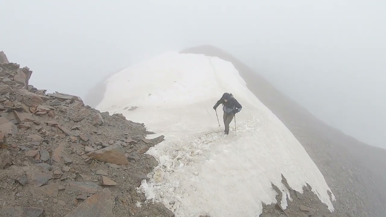 Im Nebel der Wildspitze: Vorderer Brochkogel (3565m) Tagestour von Vent