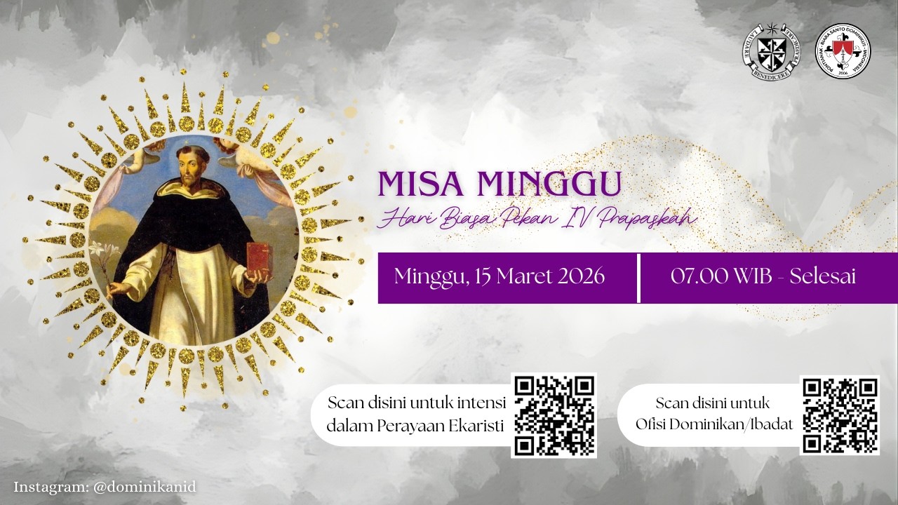 Minggu, 15 Maret 2026 | Misa Minggu | Hari Biasa Pekan IV Prapaskah