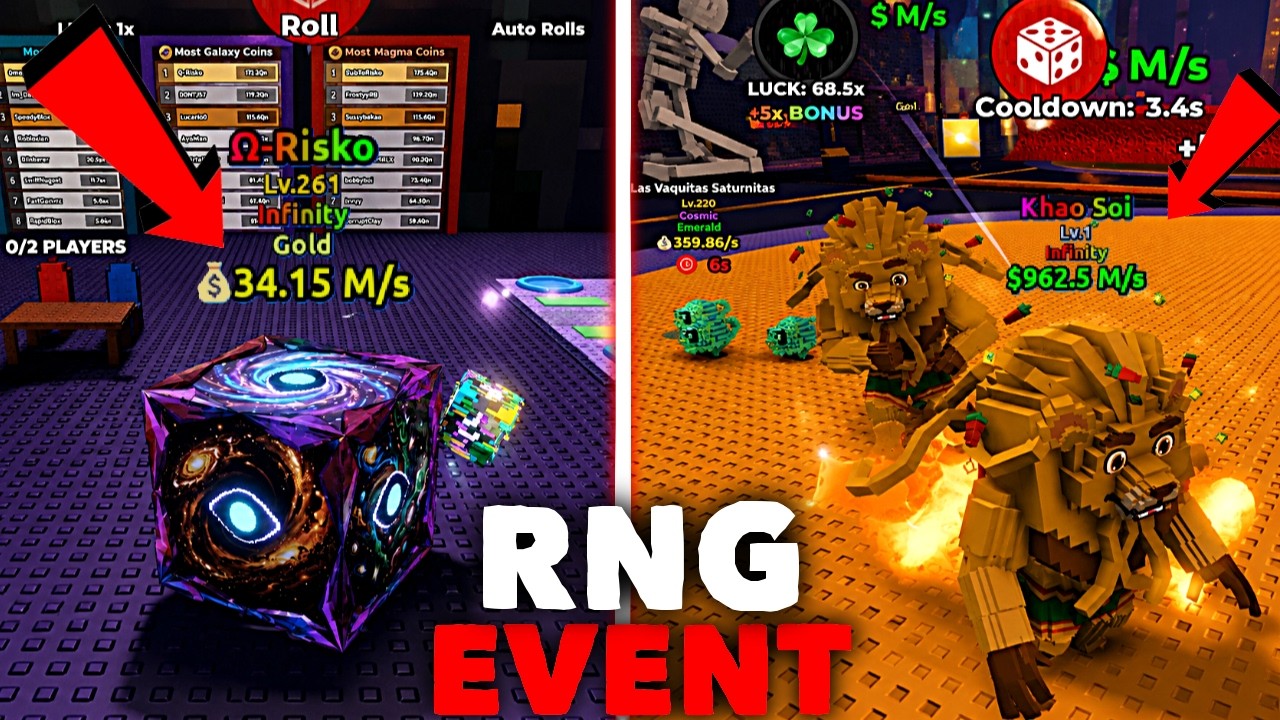 New RNG EVENT + New Infinity Getting All New Brainrots in Escape Tsunami For Brainrots