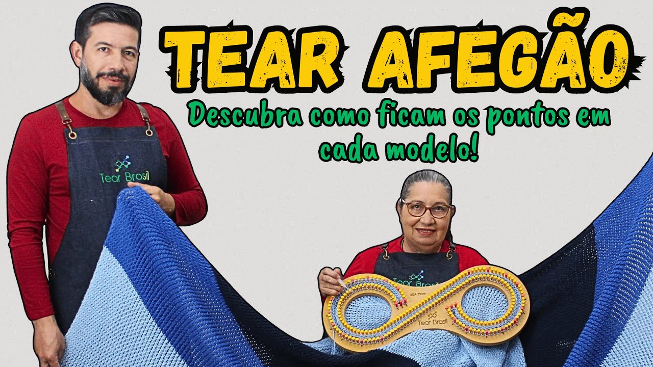 PONTO a PONTO no Tear Afegão - Descubra os detalhes de cada modelo