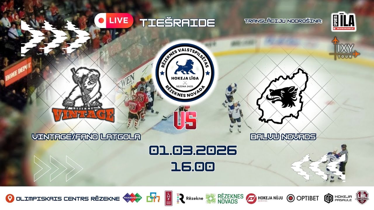 01.03.2026 - RVRNHL  - VINTAGE - BALVU NOVADS