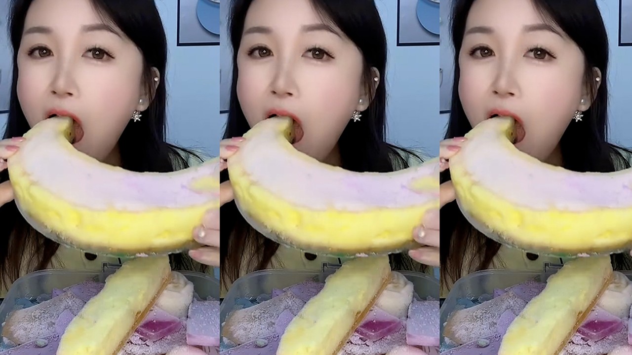 ASMR MUKBANG ICE EATING SOUNDS FROM THE FROZEN WATER